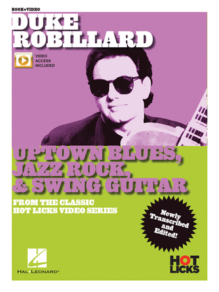 Book cover for Duke Robillard – Uptown Blues, Jazz Rock & Swing Guitar
