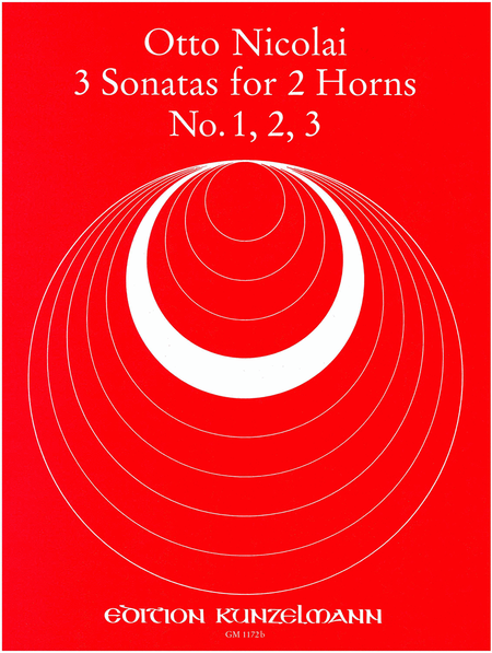 3 Sonatas (nos. 1-3) for 2 horns