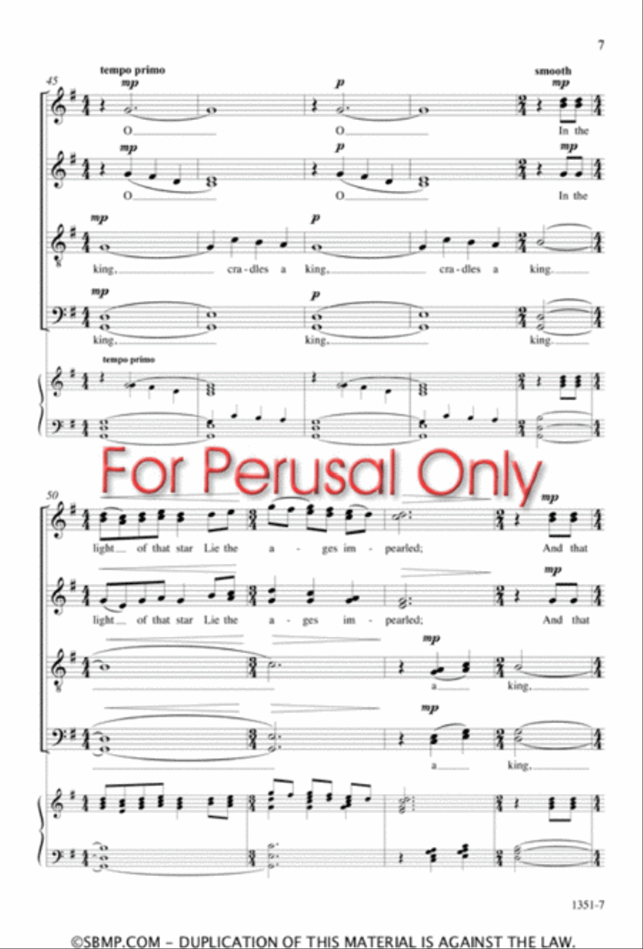 The Beautiful Sing - SATB divisi Octavo Divisi scores gallery preview page 6