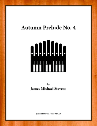 Book cover for Autumn Prelude No. 4