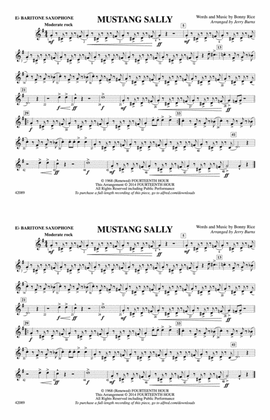 Mustang Sally: E-flat Baritone Saxophone