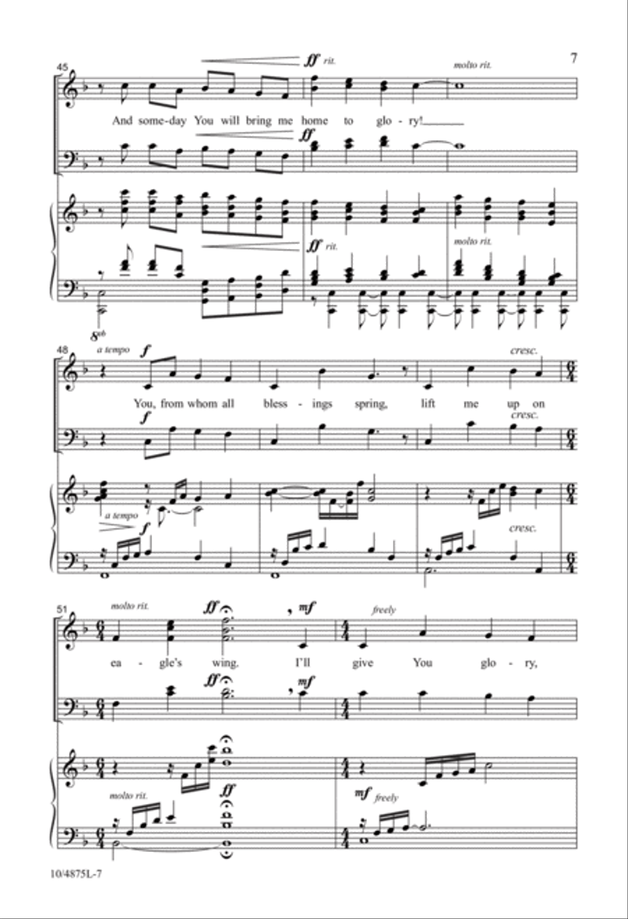 There Is None Like You! 4-Part scores gallery preview page 7
