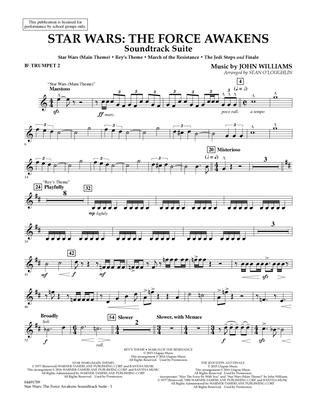 Star Wars: The Force Awakens Soundtrack Suite - Bb Trumpet 2