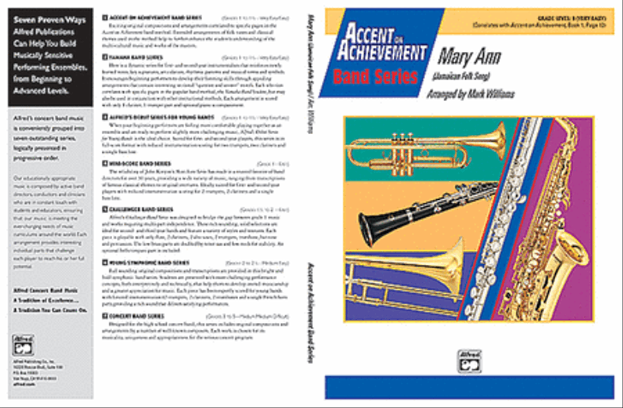 Mary Ann Concert Band scores gallery preview page 1