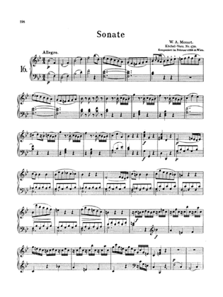 Book cover for Mozart: Piano Sonata No. 16 in B-flat Major