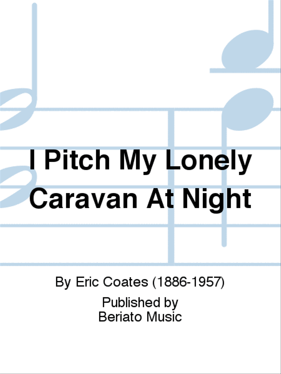 I Pitch My Lonely Caravan At Night Piano, Vocal, Guitar scores gallery preview page 1