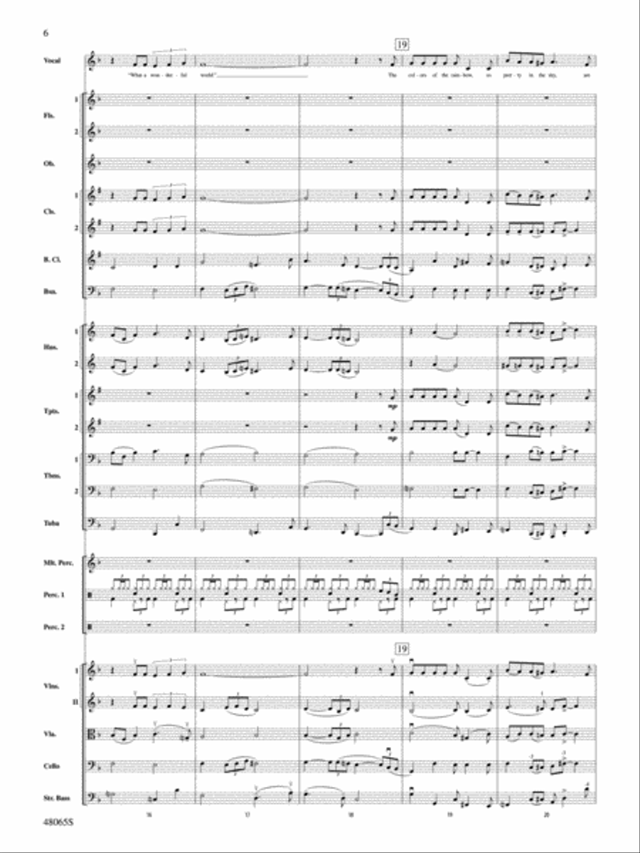 Wonderful Worlds: Score Wonderful Worlds: Score Full Orchestra scores gallery preview page 6