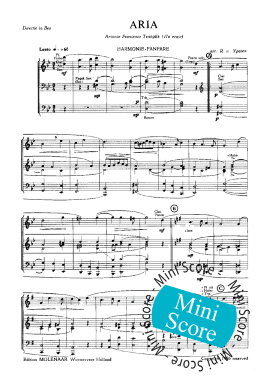 Aria Aria Concert Band scores gallery preview page 4