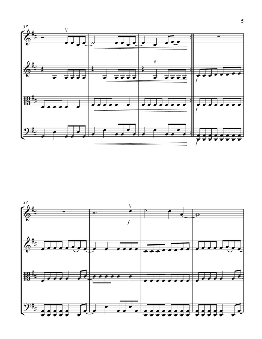 Everlong String Quartet scores gallery preview page 5