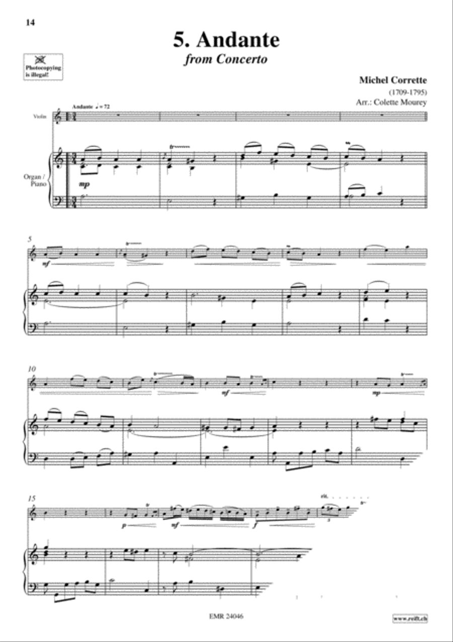 40 Greatest Baroque Hits Volume 1 Violin Solo scores gallery preview page 7