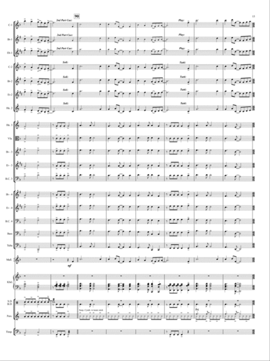 Brandon Bay Brandon Bay Concert Band scores gallery preview page 14