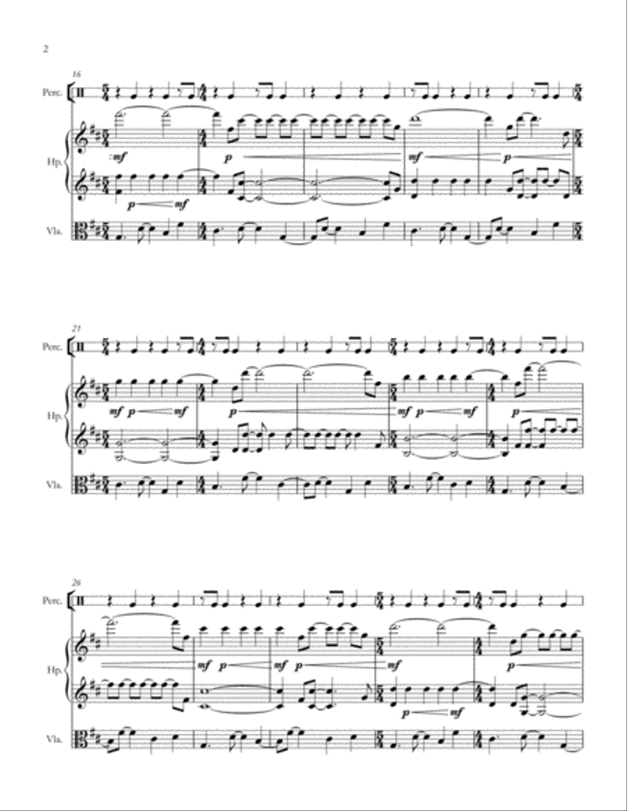 Under the Rug Small Ensemble scores gallery preview page 2