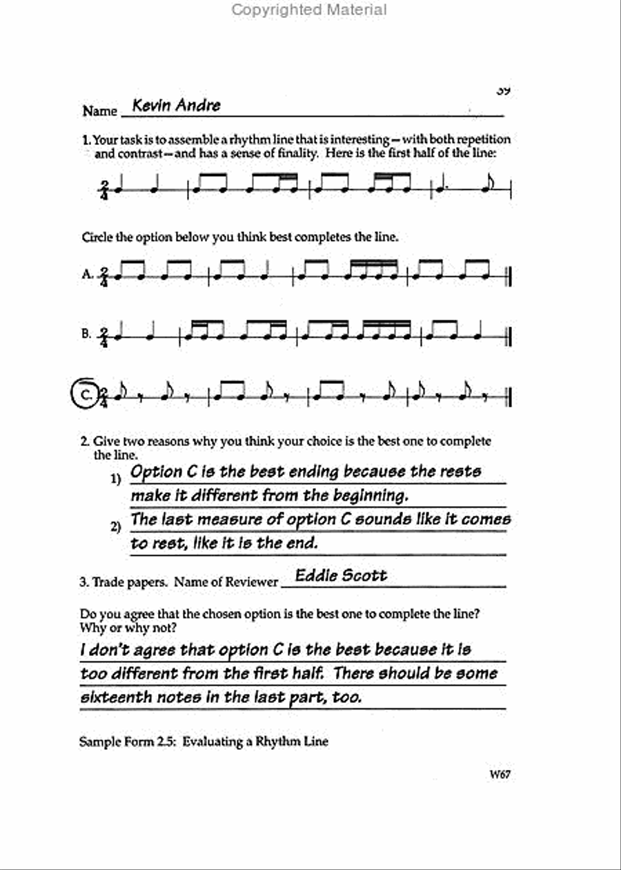 Maximizing Student Performance: Music Theory in Band and Orchestra Concert Band Methods scores gallery preview page 4