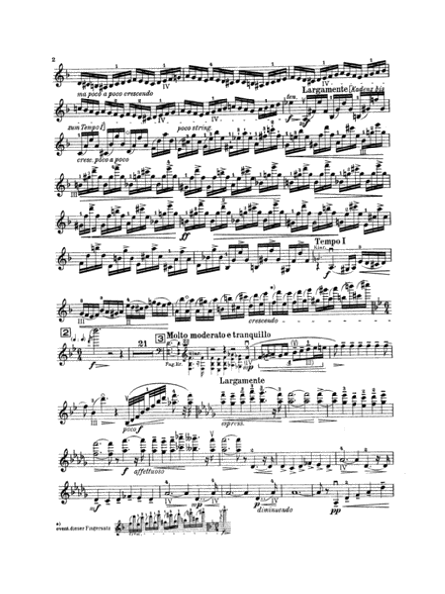Sibelius: Concerto in D Minor, Op. 47 Violin scores gallery preview page 2