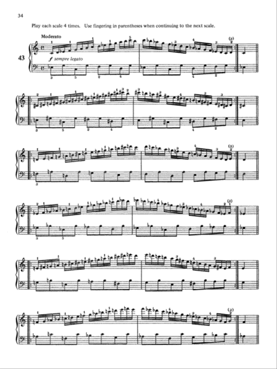 The Little Pischna Piano Solo scores gallery preview page 3