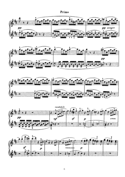 Mendelssohn The Fingal's Cave Overture, for pino duet(1 piano, 4 hands), PM811