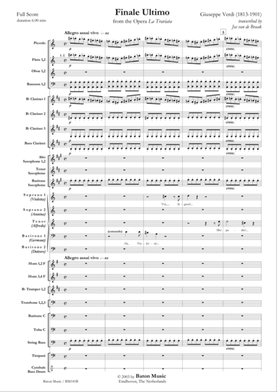 Finale Ultimo Finale Ultimo Concert Band scores gallery preview page 2