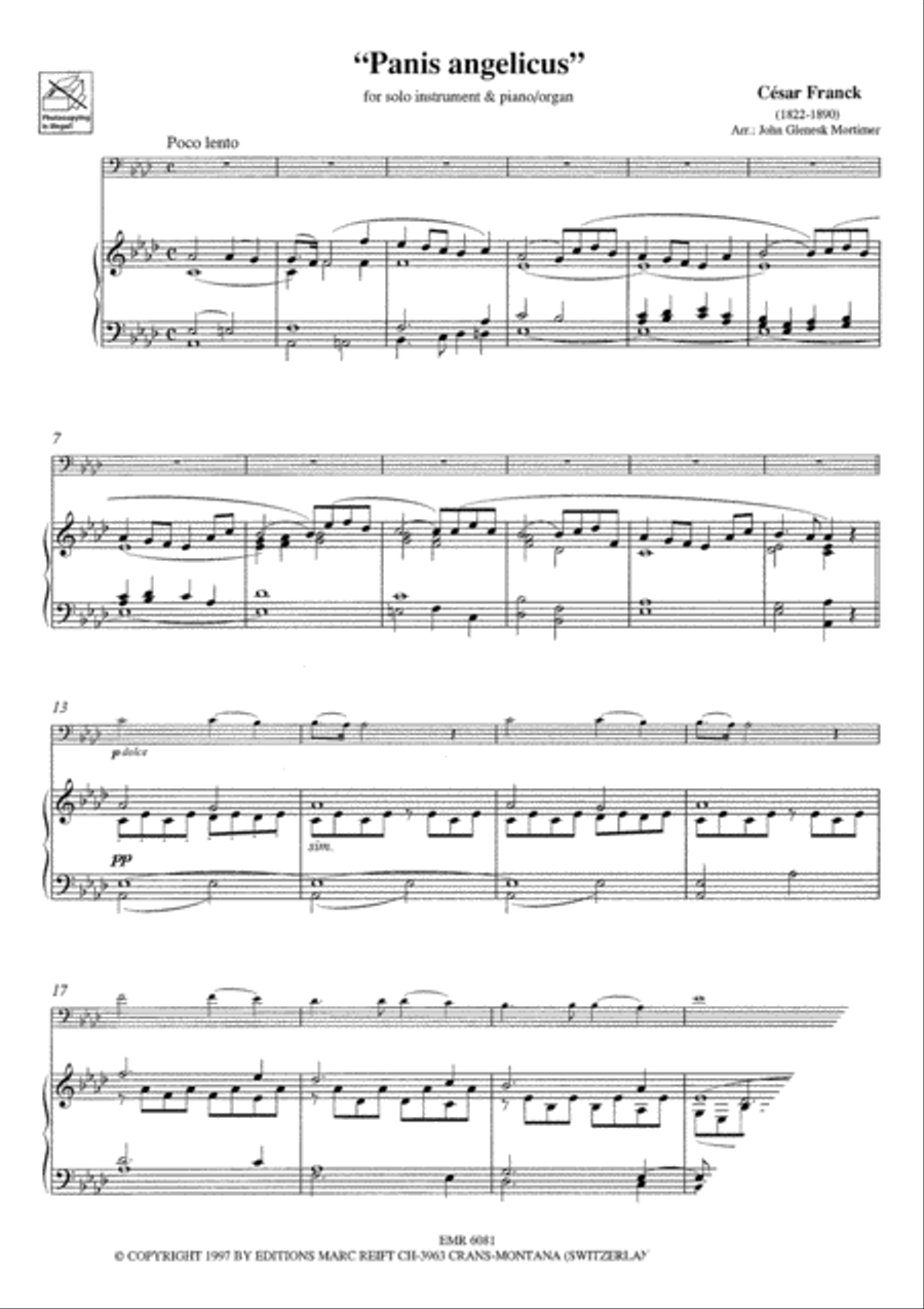 Panis Angelicus Alto Saxophone scores gallery preview page 3