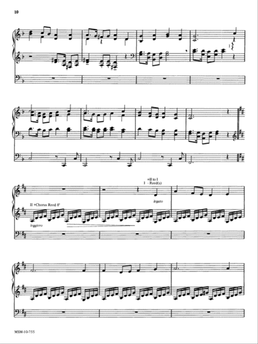 Rejoice, O Pilgrim Throng Organ scores gallery preview page 2