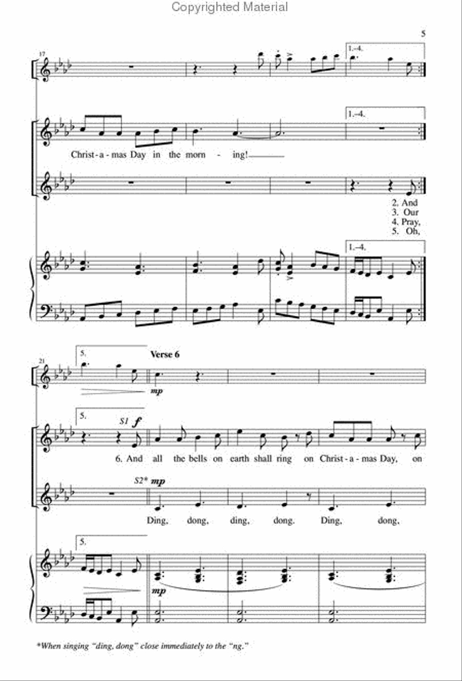 I Saw Three Ships I Saw Three Ships 2-Part scores gallery preview page 4