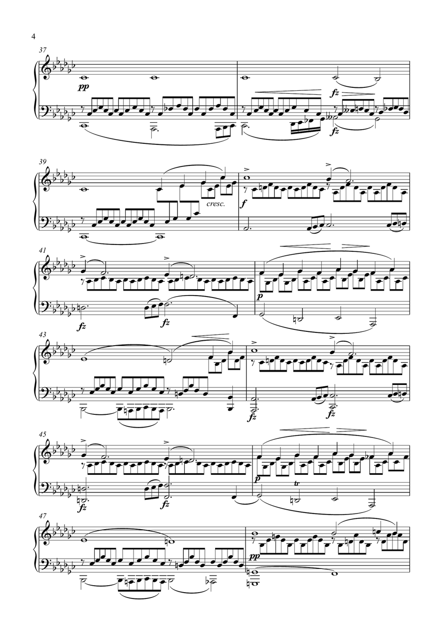 Schubert - Impromptu No.3 in G flat major D.899/Op.90 Piano Solo scores gallery preview page 4