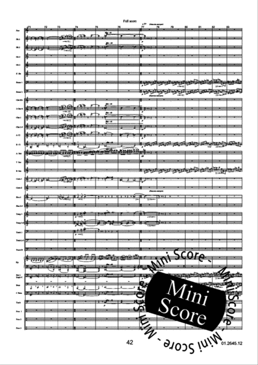 Symphony No. 4 Symphony No. 4 Concert Band scores gallery preview page 46