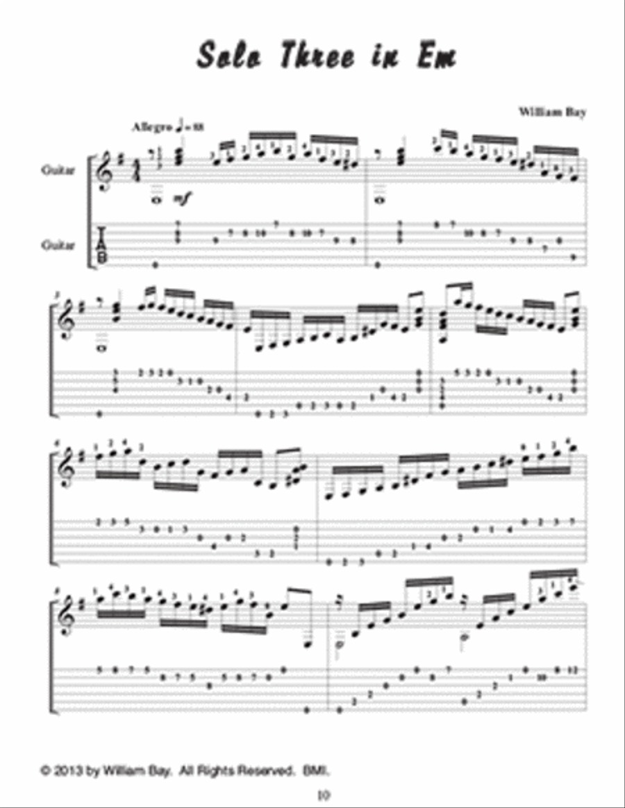 Fingerstyle Technic Fingerpicking Guitar scores gallery preview page 2