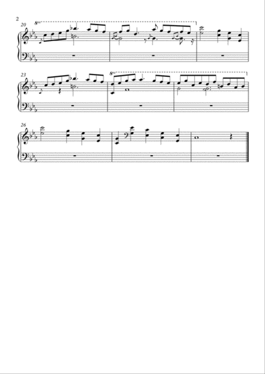 18 Preludes for one hand alone Piano Method scores gallery preview page 3