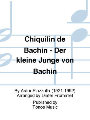 Book cover for Chiquilin de Bachin - Der kleine Junge von Bachin