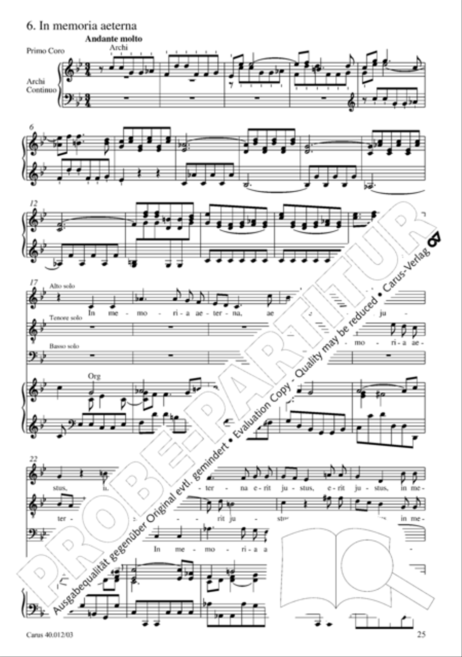 Beatus vir (How blest is he) Psalm 111 4-Part scores gallery preview page 26