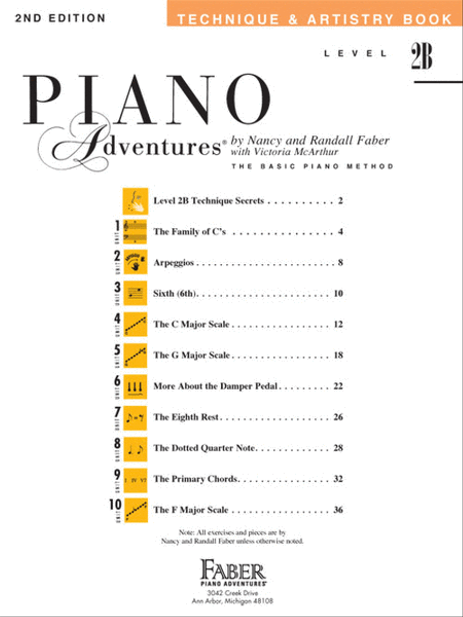 Level 2B – Technique & Artistry Book – 2nd Edition Piano Method scores gallery preview page 2