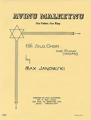 Book cover for Avinu Malkeynu