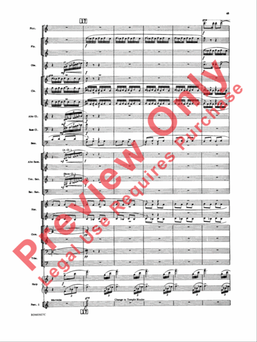 La Fiesta Mexicana Concert Band scores gallery preview page 48