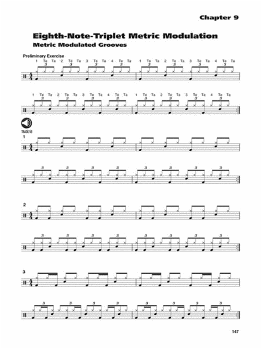 Essential Rock Drumming Concepts - An Encyclopedia of Progressive Rhythmic Techniques Drums scores gallery preview page 5