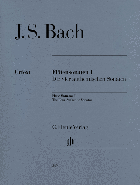 Johann Sebastian Bach: Flute sonatas, volume I  (The four authentic sonatas with Violoncello part)