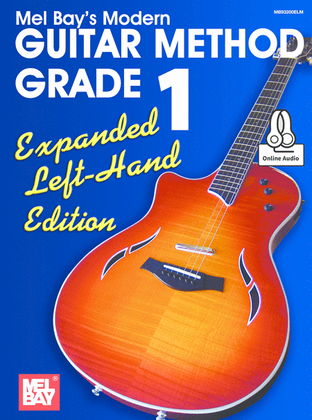 Book cover for Modern Guitar Method Grade 1, Expanded Left-Hand Edition