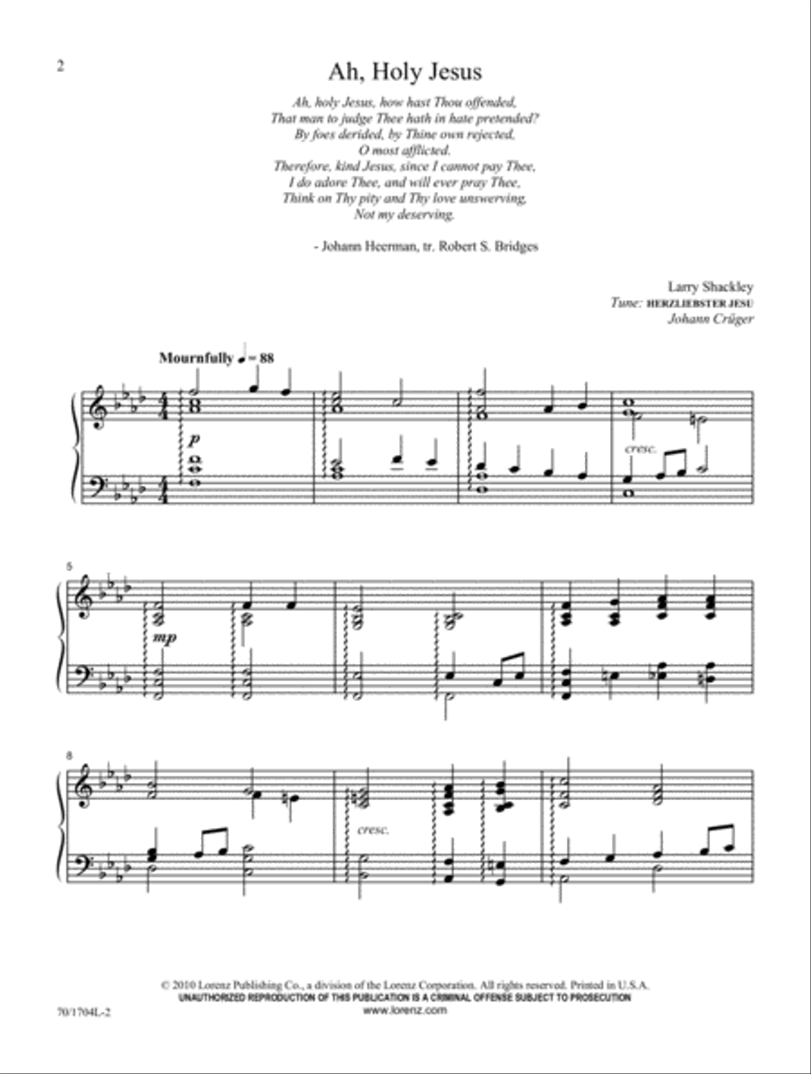 Hymn Miniatures for Communion Piano Solo scores gallery preview page 2
