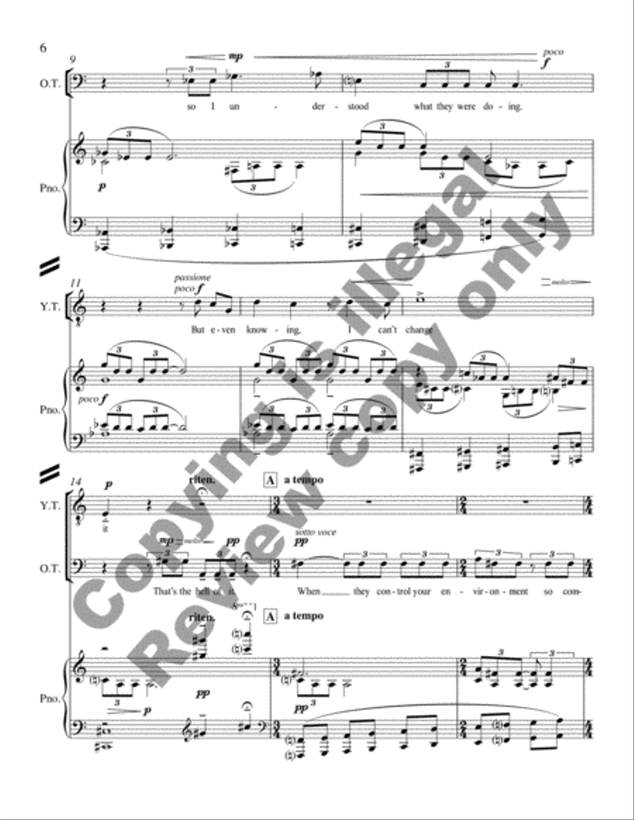 Glory Denied (Piano/Vocal Score) Glory Denied (Piano/Vocal Score) Bassoon scores gallery preview page 8