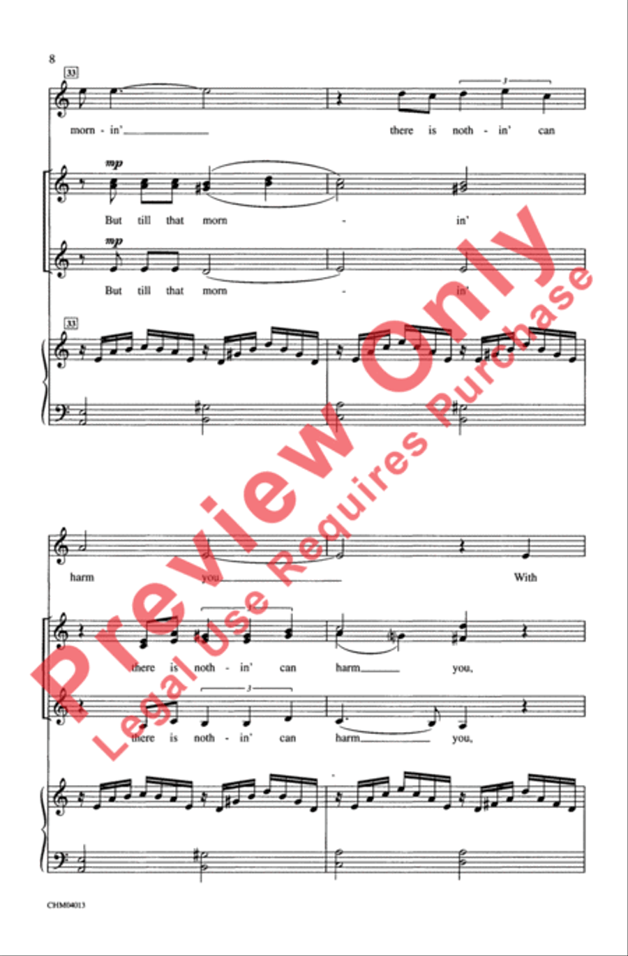 Summertime (from Porgy and Bess) Women's Choir scores gallery preview page 8