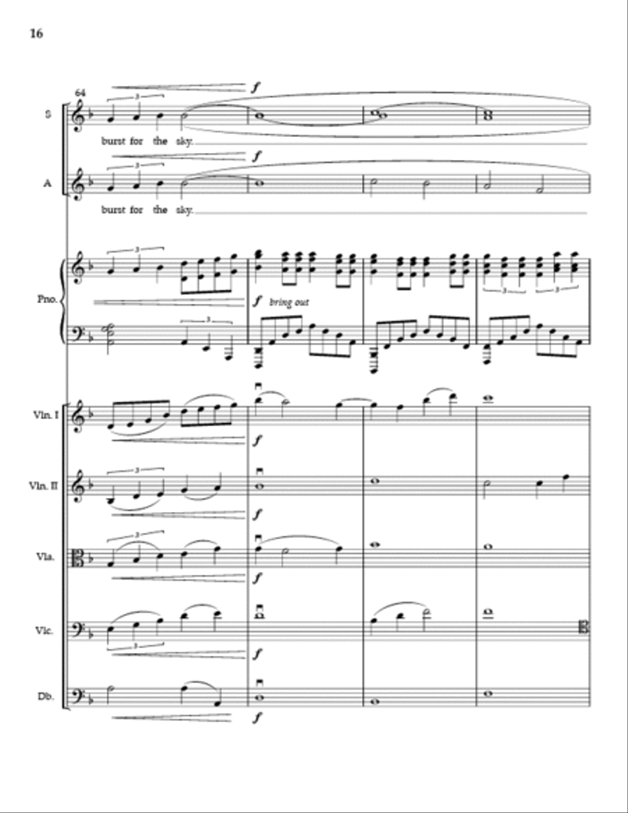 Flight (Full Score and Parts) SSA scores gallery preview page 15