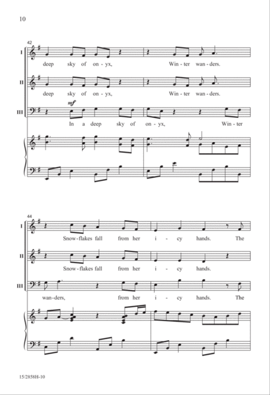 Winter's Waking Winter's Waking 3-Part scores gallery preview page 11
