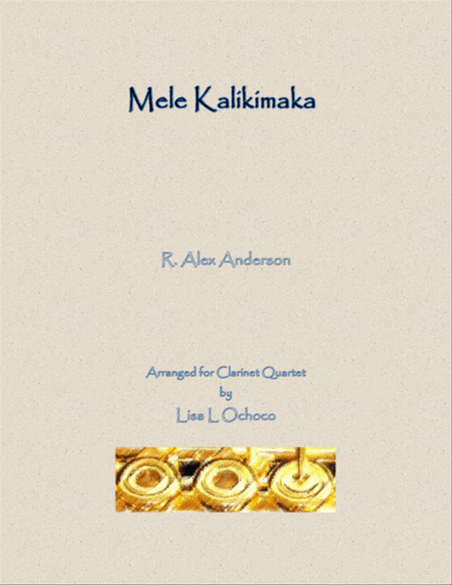 Mele Kalikimaka Clarinet Quartet scores gallery preview page 1