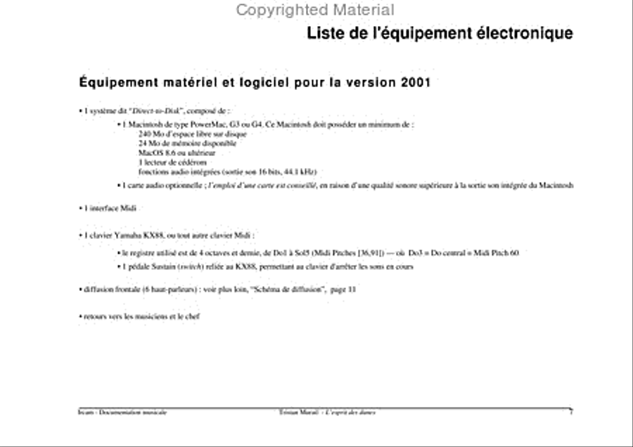 L'Esprit Des Dunes Electronic Media scores gallery preview page 8
