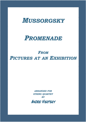 Book cover for Pictures at an Exhibition - Promenade