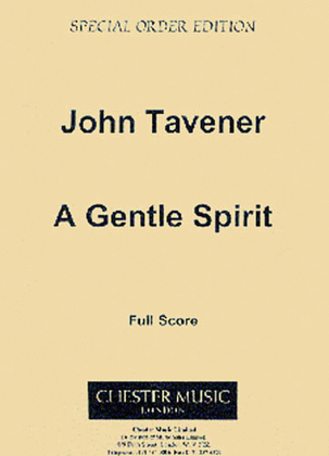 Book cover for John Tavener: A Gentle Spirit (Full Score)