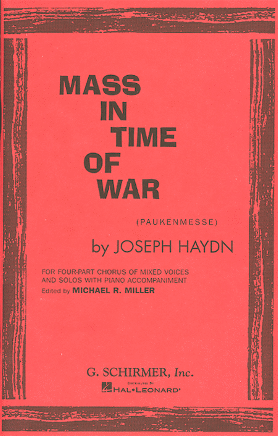 Mass in Time of War (Paukenmesse) 4-Part scores gallery preview page 1