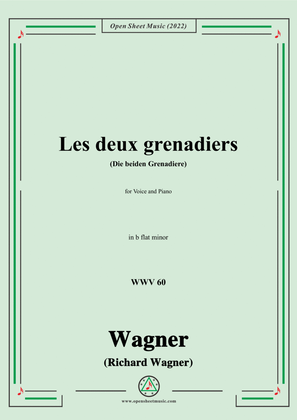 Book cover for R. Wagner-Les deux grenadiers(Die beiden Grenadiere),WWV 60,in b flat minor