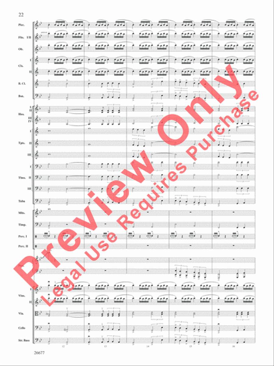 Star Wars Epic -- Part II, Suite from the Full Orchestra scores gallery preview page 23