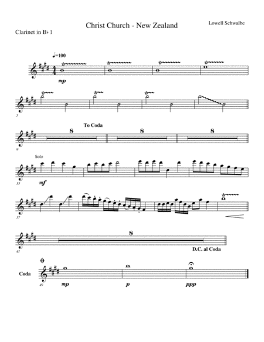 Christ Church of New Zealand Full Orchestra scores gallery preview page 4