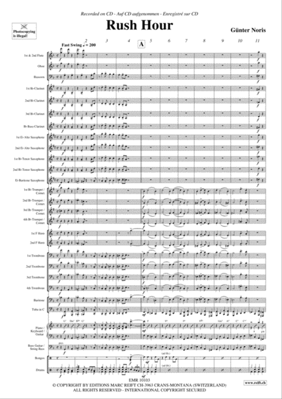 Rush Hour Rush Hour Concert Band scores gallery preview page 4